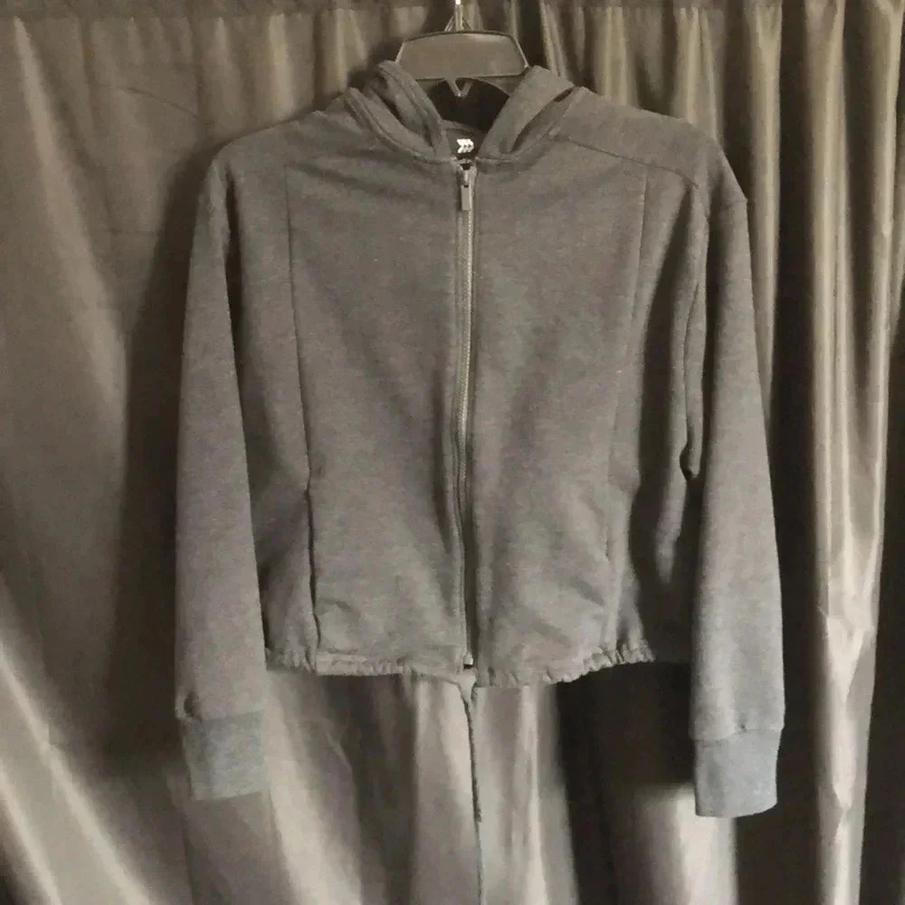 Cropped All in Motion Zip Up‎ Hoodie S